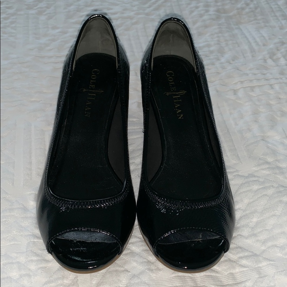 Cole Haan Patent Wedges, New without box